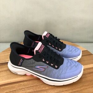 Skechers Women's Black and Purple Athletic Shoes